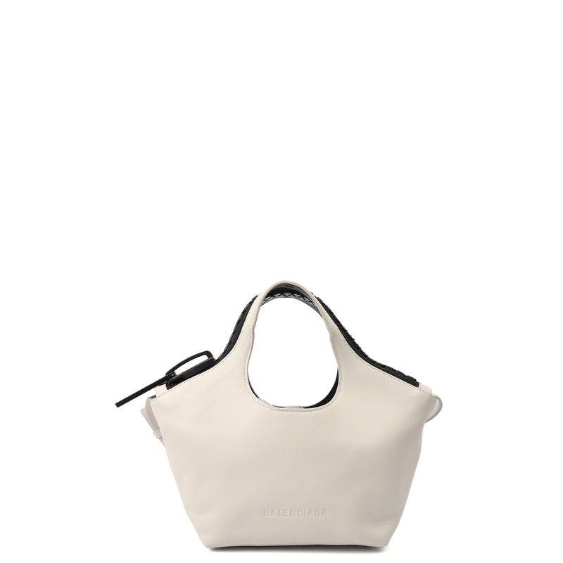 Picture of Balenciaga Tote Tote in White, Leather