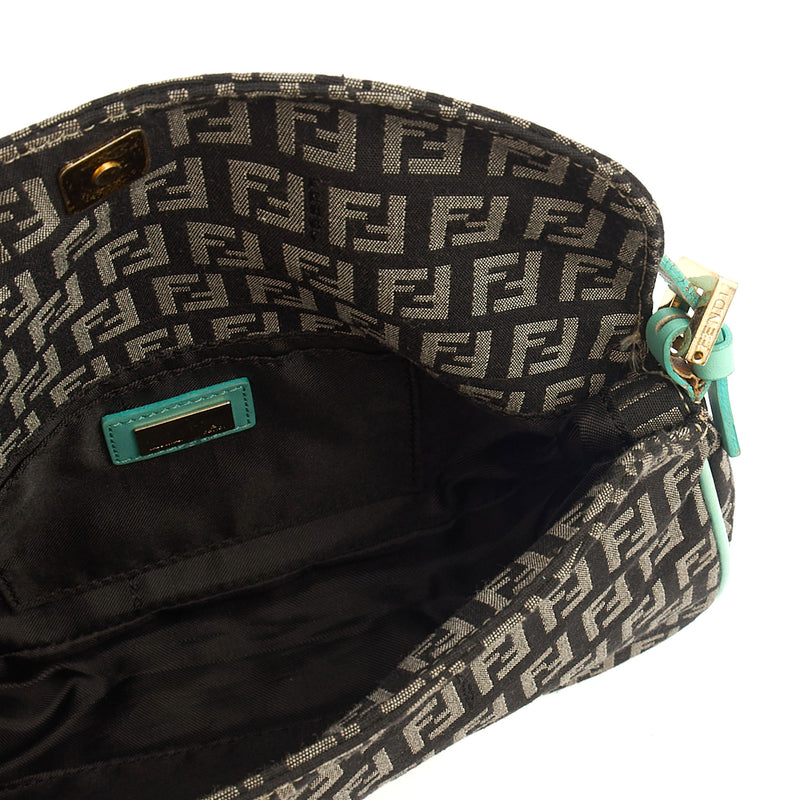 Picture of Fendi Shoulder Bag Vintage Zucca Shoulder Bag in Blue, Canvas