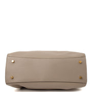 Picture of Mulberry Top Handle Iris Hobo in Solid Grey, Calfskin Leather