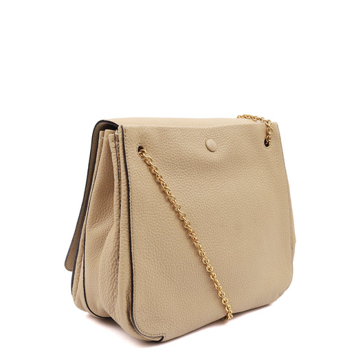 Picture of Mulberry Shoulder Bag Marloes in Neutral, Calfskin Leather