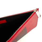 Picture of Givenchy Clutch Zip Pouch in Red, Box Calfskin