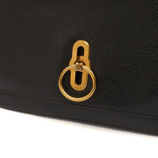 Picture of Mulberry Tote Amberley in Black, Calfskin Leather