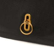 Picture of Mulberry Tote Amberley in Black, Calfskin Leather