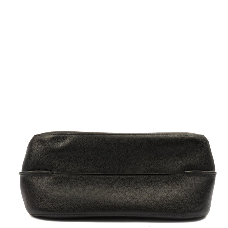 Picture of Mulberry Tote Amberley in Black, Calfskin Leather