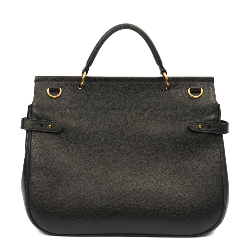 Picture of Mulberry Tote Amberley in Black, Calfskin Leather