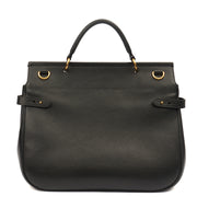 Picture of Mulberry Tote Amberley in Black, Calfskin Leather