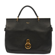Picture of Mulberry Tote Amberley in Black, Calfskin Leather
