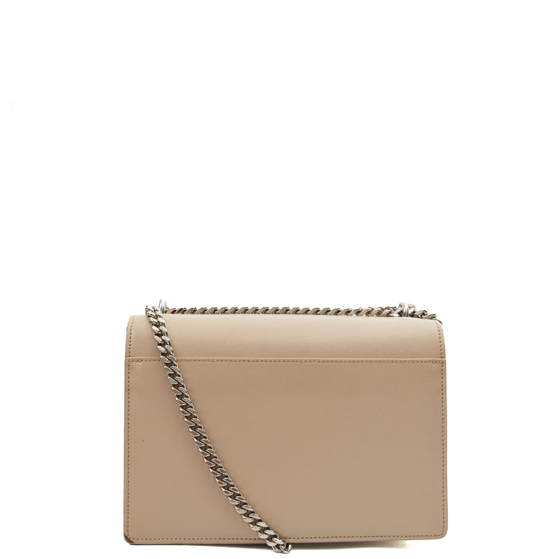 Picture of Saint Laurent Shoulder Bag Sunset - Medium in Neutral, Leather