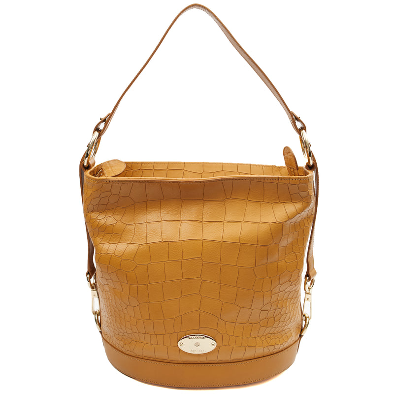 Picture of Mulberry Bucket Bag Jamie - Small in Brown, Leather