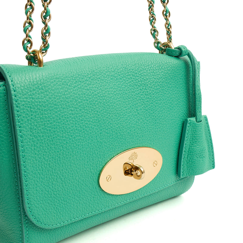Picture of Mulberry Cross Body Lily in Aqua Green, Calfskin Leather