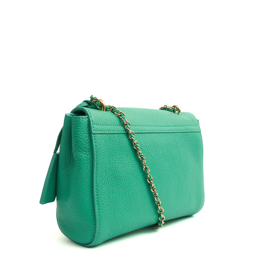 Picture of Mulberry Cross Body Lily in Aqua Green, Calfskin Leather