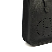 Picture of Hermes Cross Body Evelyne 16 in Black, Clemence Leather
