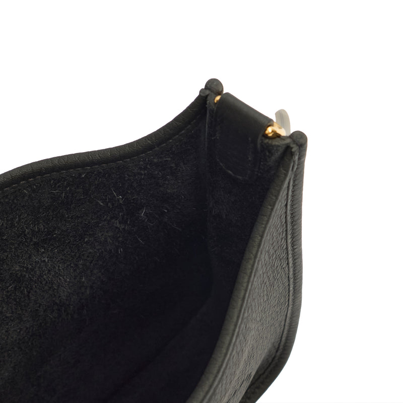 Picture of Hermes Cross Body Evelyne 16 in Black, Clemence Leather