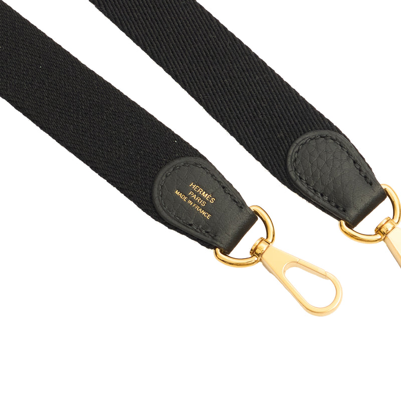 Picture of Hermes Cross Body Evelyne 16 in Black, Clemence Leather