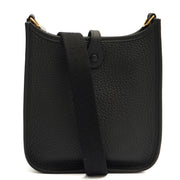 Picture of Hermes Cross Body Evelyne 16 in Black, Clemence Leather