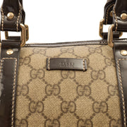 Picture of Gucci Top Handle Boston in GG Supreme, Leather