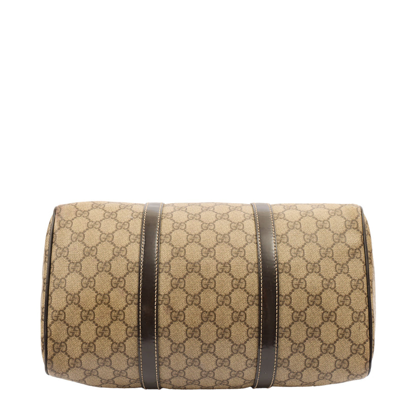 Picture of Gucci Top Handle Boston in GG Supreme, Leather