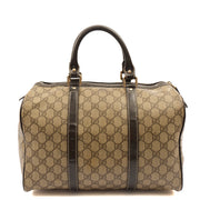 Picture of Gucci Top Handle Boston in GG Supreme, Leather