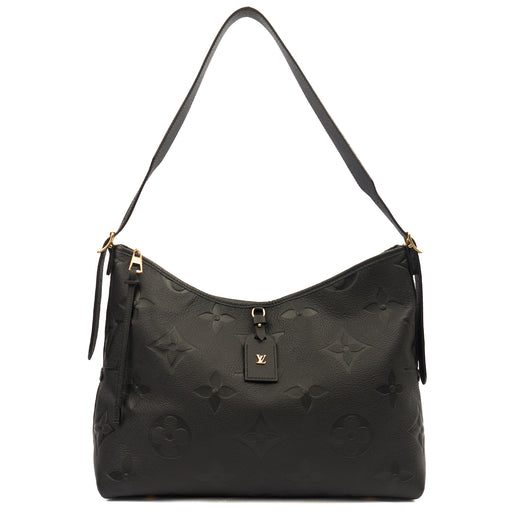 Picture of Louis Vuitton Satchel CarryAll MM Bag in Black, Empreinte Leather
