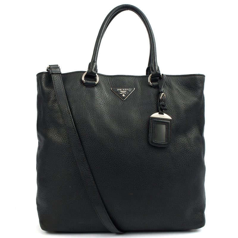 Picture of Prada Tote Tote in Black, Calfskin