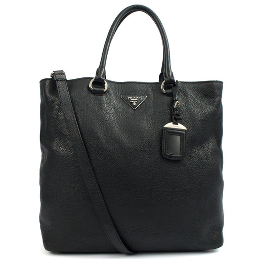 Picture of Prada Tote Tote in Black, Calfskin