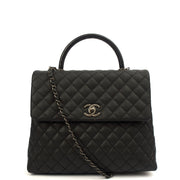 Picture of Chanel Tote Coco Top Handle in Black, Caviar Leather