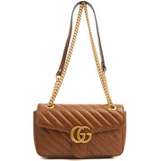 Picture of Gucci Shoulder Bag Marmont Shoulder Flap Bag - Medium in Brown, Leather