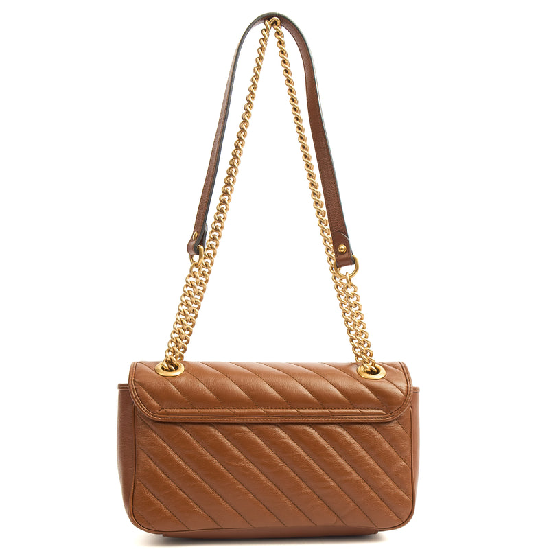 Picture of Gucci Shoulder Bag Marmont Shoulder Flap Bag - Medium in Brown, Leather