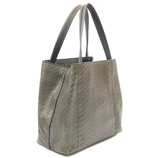 Picture of Prada Mini Bag Tote in Grey, Python Leather