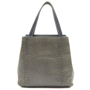 Picture of Prada Mini Bag Tote in Grey, Python Leather