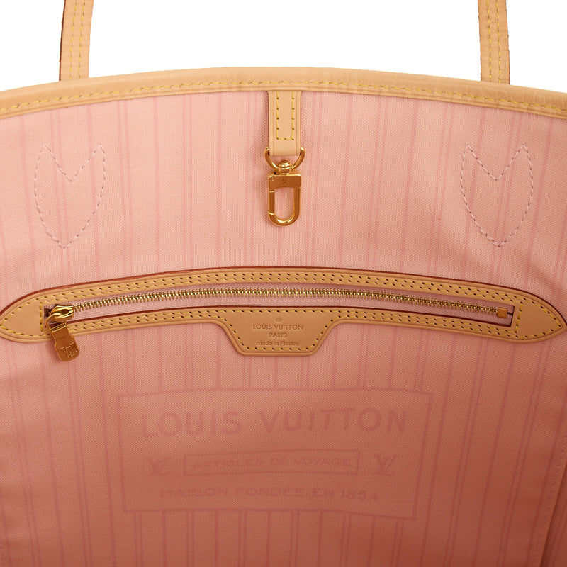 Picture of Louis Vuitton Tote Neverfull MM in Damier Azur, Canvas
