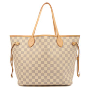 Picture of Louis Vuitton Tote Neverfull MM in Damier Azur, Canvas