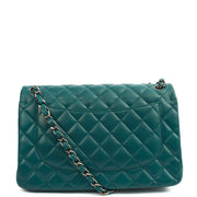 Picture of Chanel Shoulder Bag Classic Double Flap - Large in Blue, Lambskin Leather