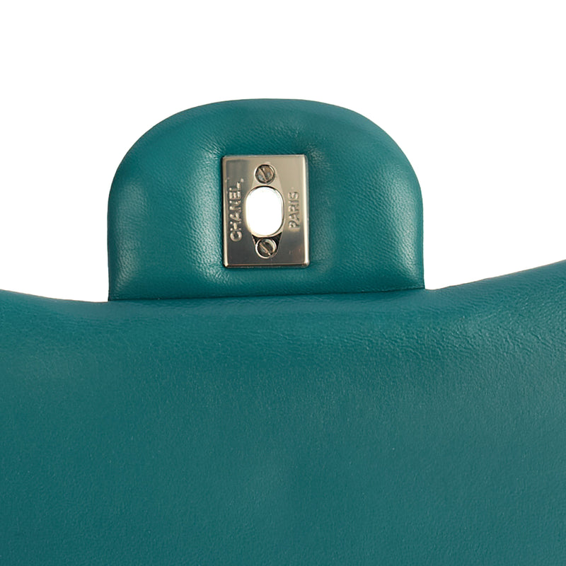 Picture of Chanel Shoulder Bag Classic Double Flap - Large in Blue, Lambskin Leather
