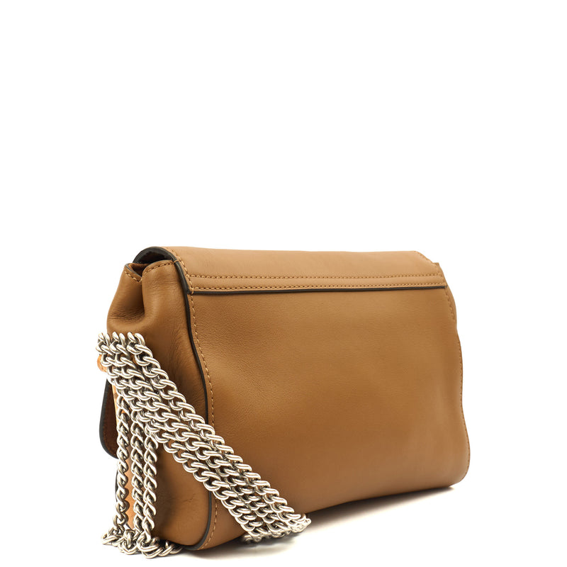 Picture of Mulberry Cross Body Lily in Deer Brown, Calfskin Leather