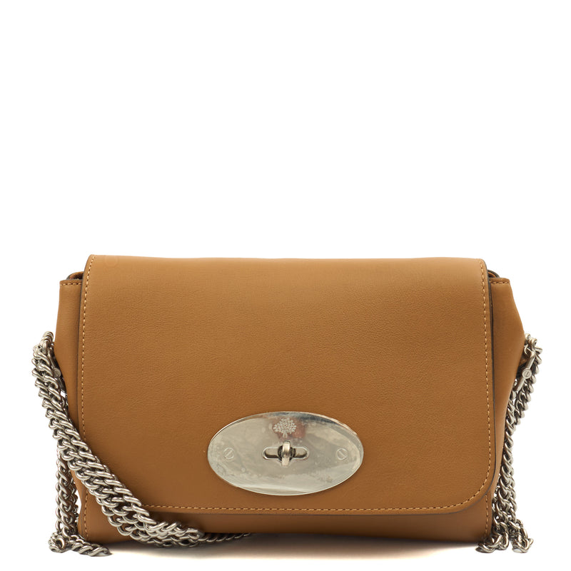 Picture of Mulberry Cross Body Lily in Deer Brown, Calfskin Leather