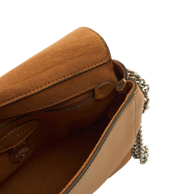 Picture of Mulberry Cross Body Lily in Deer Brown, Calfskin Leather