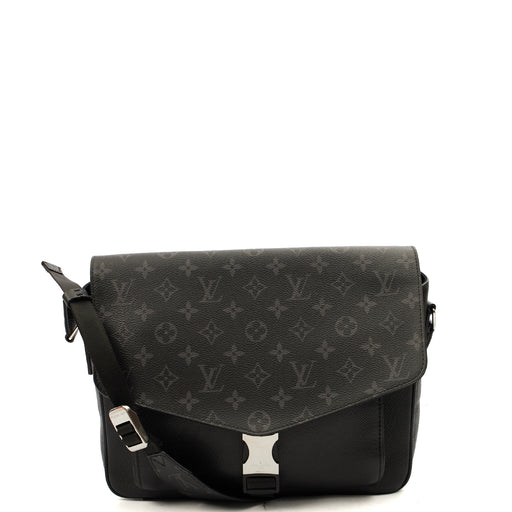 Picture of Louis Vuitton Satchel Outdoor Messenger in Monogram Eclipse, Canvas