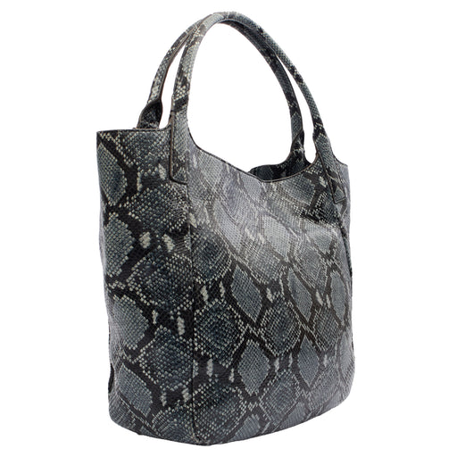 Picture of Anya Hindmarch Tote Shoulder Bag in Blue, Exotic Effect Leather