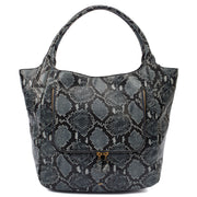 Picture of Anya Hindmarch Tote Shoulder Bag in Blue, Exotic Effect Leather