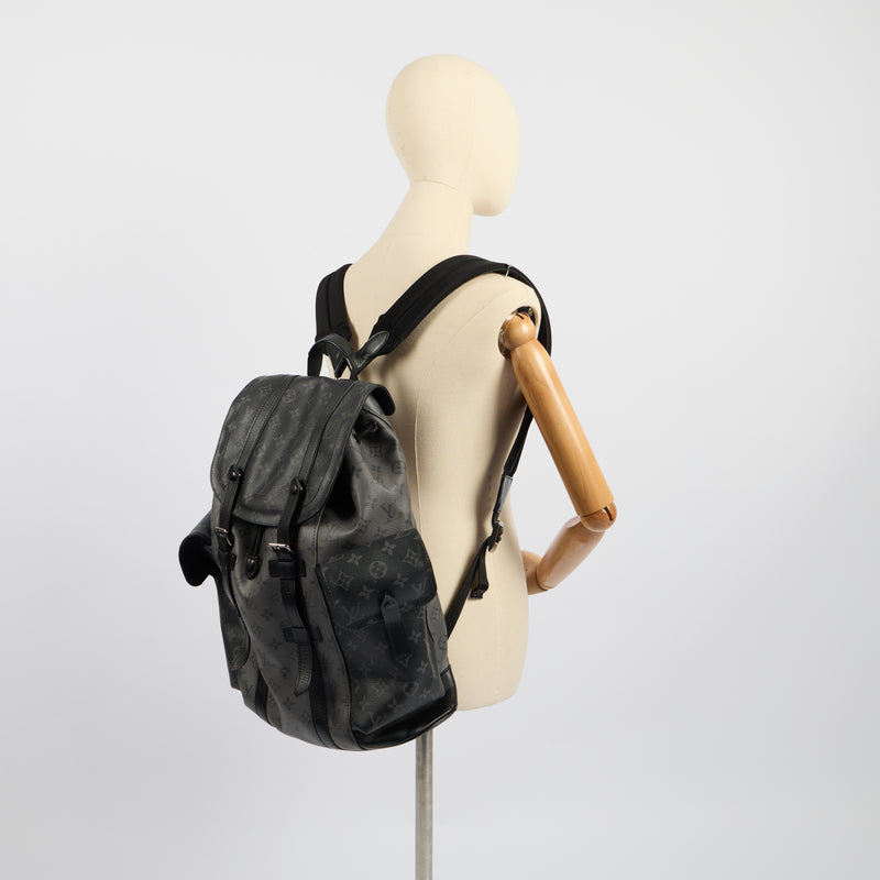 Louis Vuitton Backpack Christopher MM Backpack in Monogram Eclipse