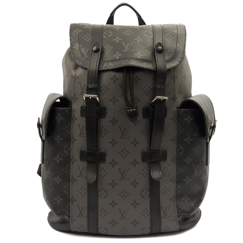 Picture of Louis Vuitton Backpack Christopher MM Backpack in Monogram Eclipse, invalid