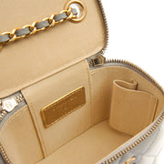 Picture of Chanel Cross Body Vanity Case - Mini in Grey, Lambskin Leather