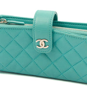 Picture of Chanel Other Compact Wallet in Blue, Lambskin Leather