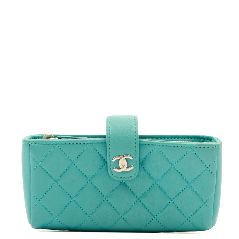Picture of Chanel Other Compact Wallet in Blue, Lambskin Leather