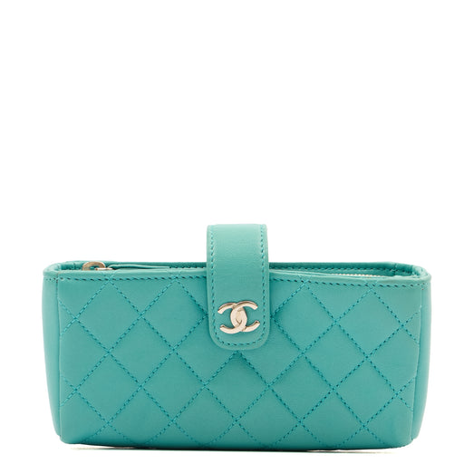 Picture of Chanel Other Compact Wallet in Blue, Lambskin Leather