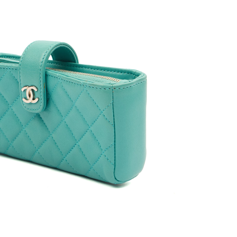 Picture of Chanel Other Compact Wallet in Blue, Lambskin Leather