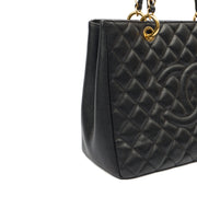 Picture of Chanel Tote Grand Shopping Tote in Black, Caviar Leather