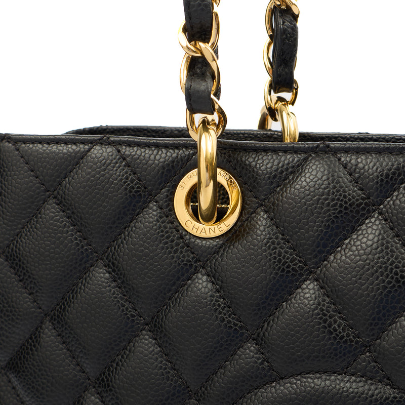 Picture of Chanel Tote Grand Shopping Tote in Black, Caviar Leather