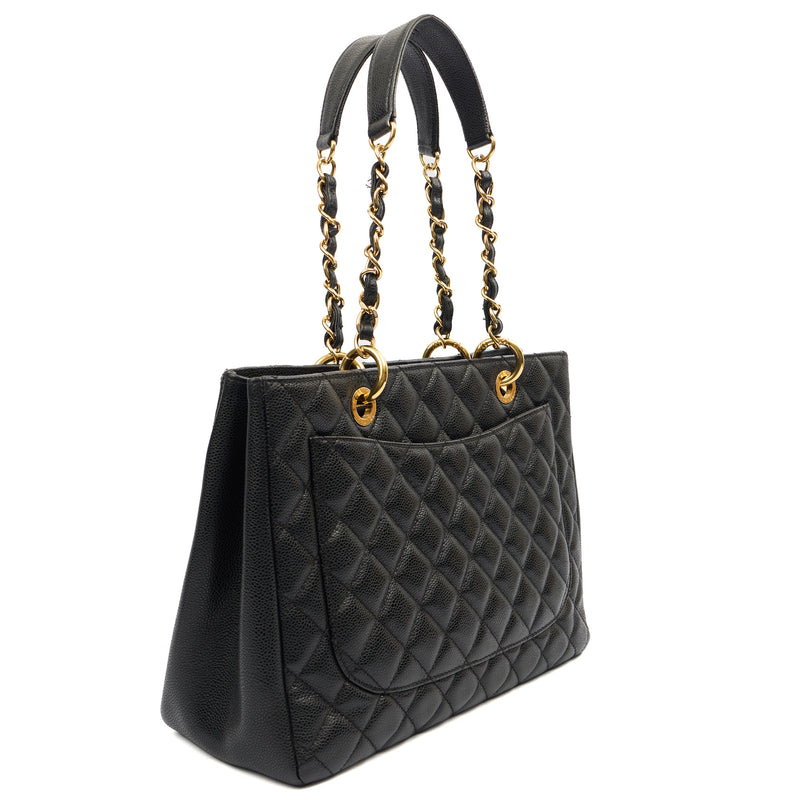 Picture of Chanel Tote Grand Shopping Tote in Black, Caviar Leather
